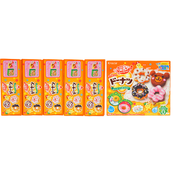 楽天市場 250円 ポッピンクッキン ドーナツ 1箱 5個入 クラシエ 知育菓子 Pcシリーズ ドーナツ お菓子 まとめ買い ミカミオンラインショップ