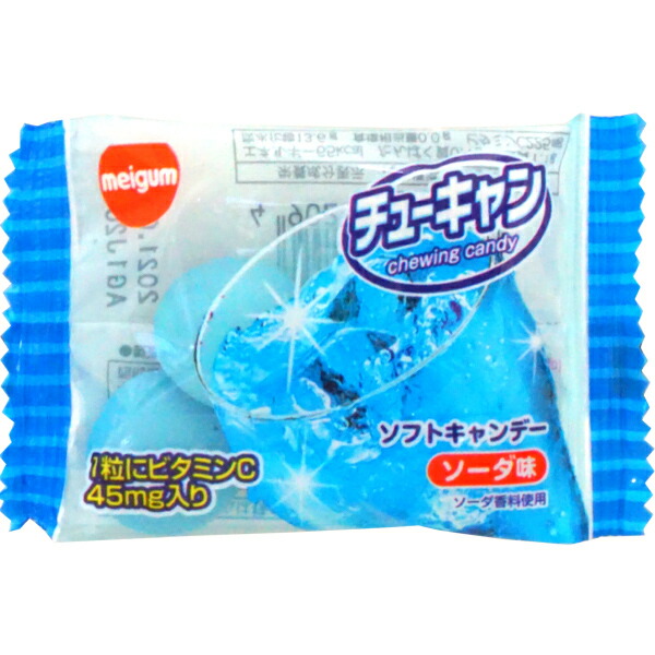 楽天市場 明治チューインガム 30円 チューイングキャンディ ソーダ 個入 駄菓子ワールド