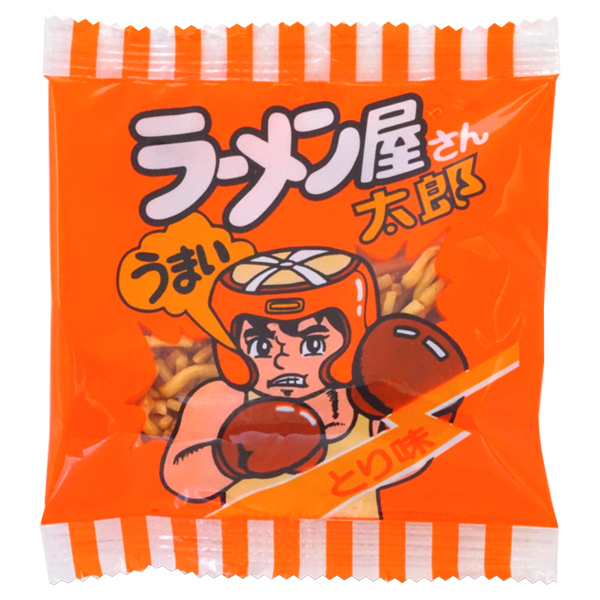 楽天市場 10円 ラーメン屋さん太郎 1袋 30個入 駄菓子 ラーメンスナック お菓子 ラーメン太郎 まとめ買い つまみ ポイント消化 菓道 ミカミオンラインショップ