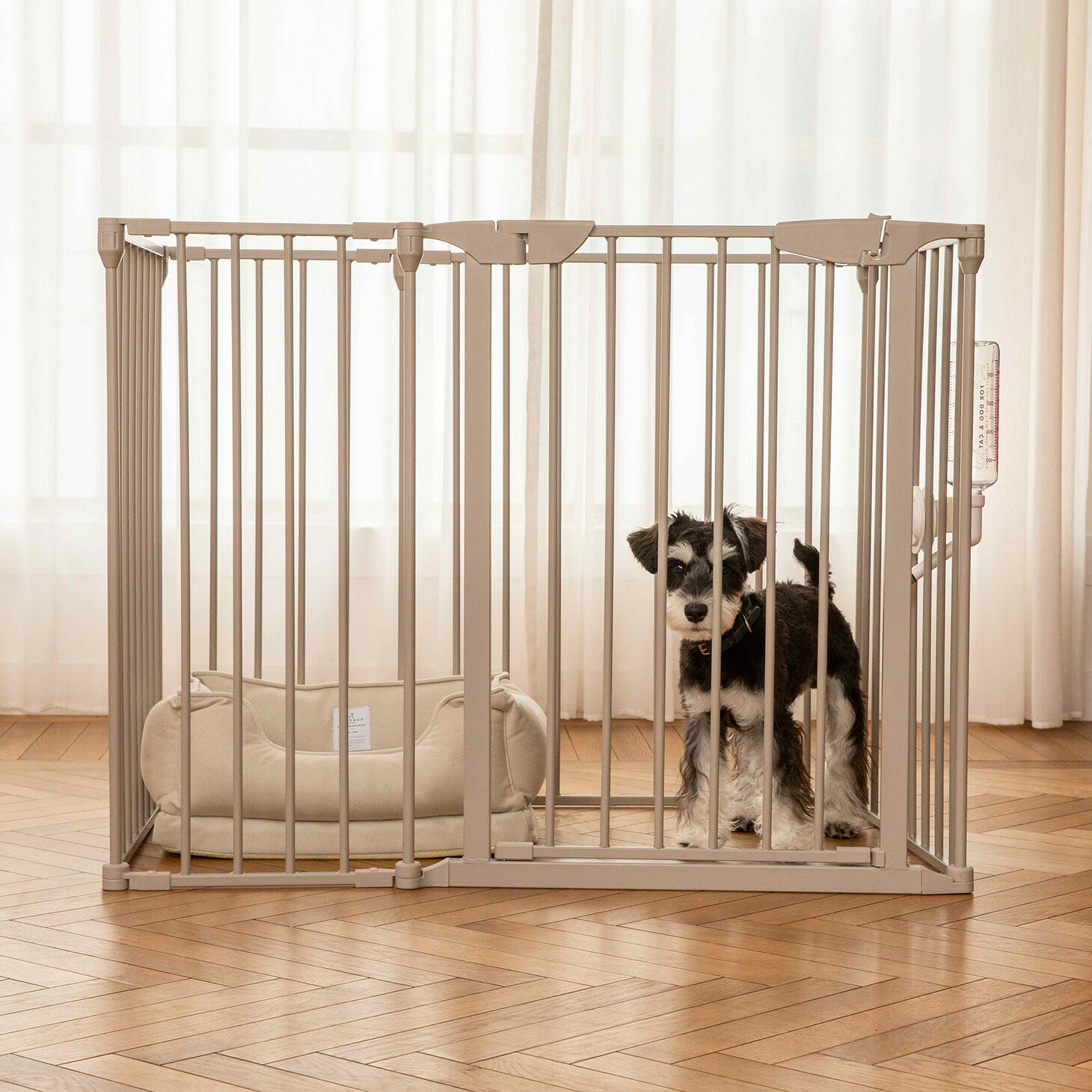 Citydog シンプルモダンケージ専用 給水ホルダー 大型犬 サークル 給水器 ケージ 給水ボトル 給水機 ペットサークル