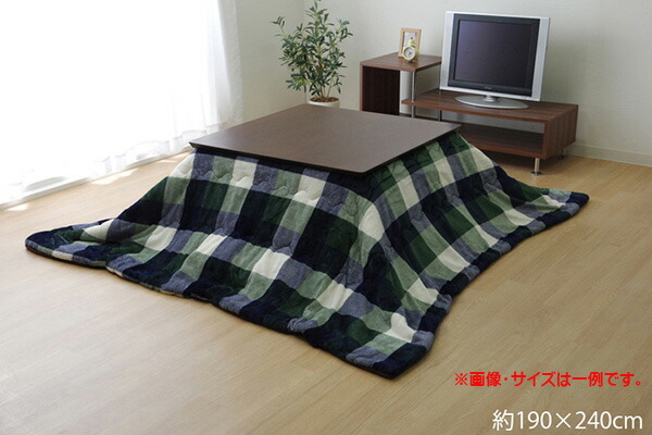 こたつ布団 長方形 掛け単品 チェック柄 ジャーナル 約190×240cm（薄掛タイプ） こたつ掛け布団 こたつ掛布団 こたつふとん コタツ布団 コタツ コタツ布団 掛け布団 和 人気 かわいい シンプル 北欧 和室 洋室 和モダン フランネル はっ水 撥水