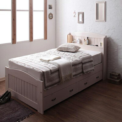 シングル かわいい すのこベッド マットレス付き 宮付き ヘッドボード 北欧 ベッド シングルベッド 収納付きベッド マットレス付き かわいい 女の子 フレーム 棚付き 子供部屋 女子 姫 乙女 ワンルーム 一人暮らし 送料無料 ベッド シングル 収納付きベッド フレーム