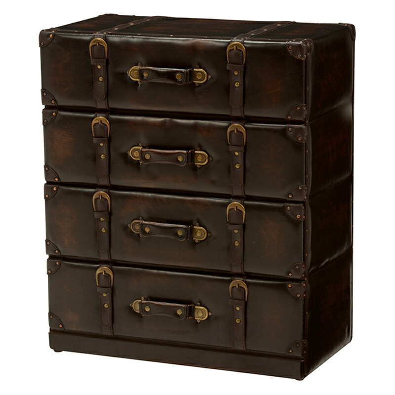 楽天市場】チェスト 3段 収納 リビング レザー 合皮 おしゃれ 引き出し