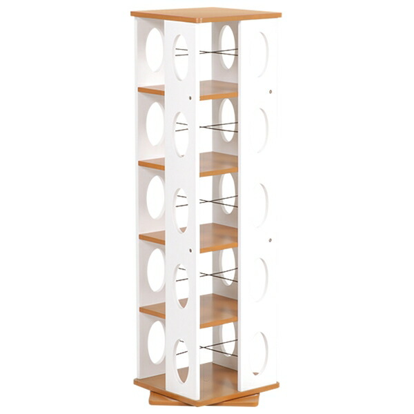 楽天市場】CD&DVDラック2段 回転式ディスプレイラック ◇送料無料