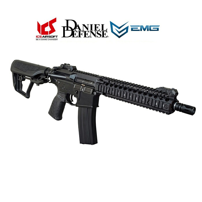 ICS Daniel Defense MK18 S3 ICS-180S3 (BK) 東京マルイBB弾も使用可能 アサルトライフル ブラック 電動ガン エアガン エアーガン　着後レビューで次回使える1000円OFFプレゼント