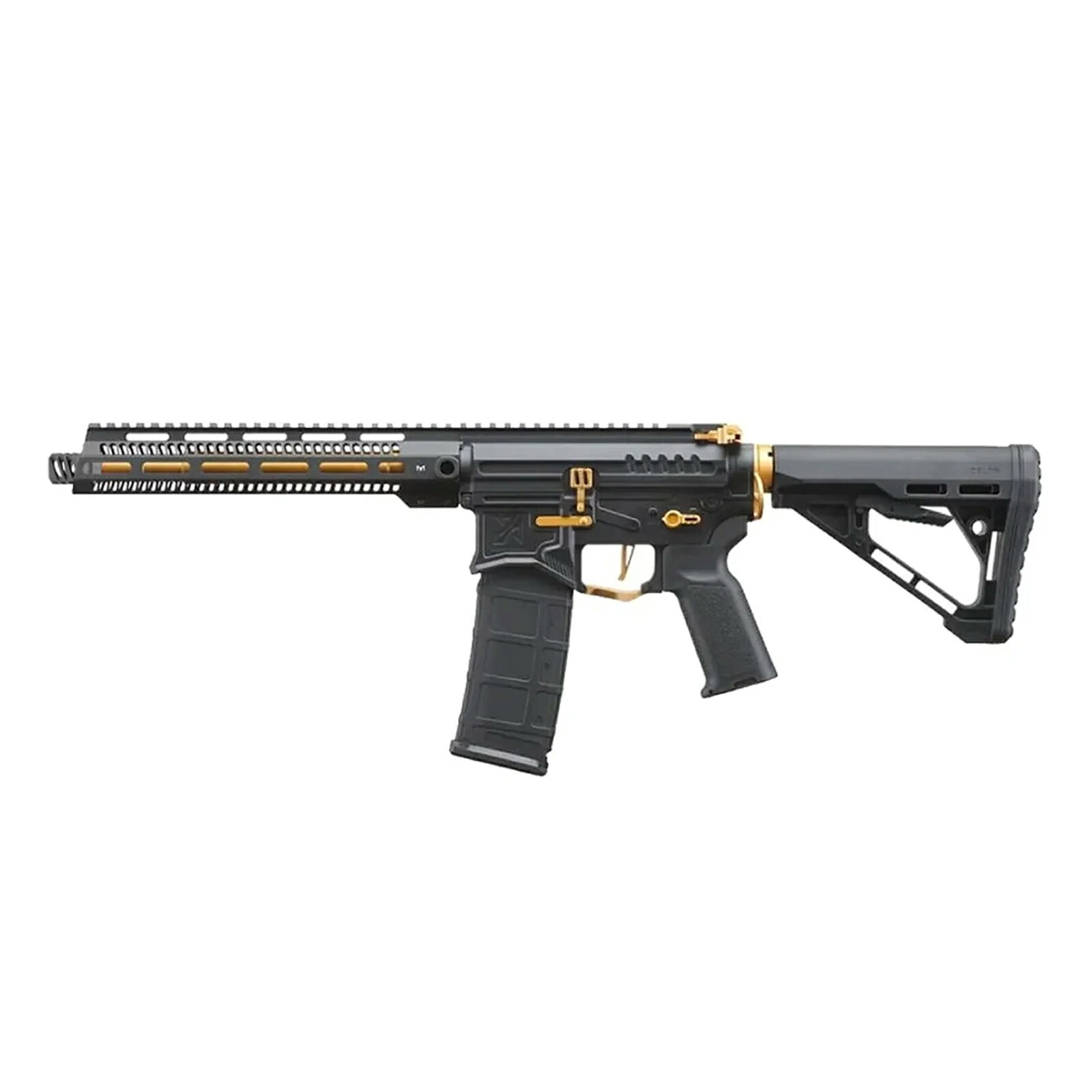 LANCER TACTICAL ZA-R15-LBG-JPN R15 Mod 0 Long Rail with Delta Stock AEG BK/GL / エアガン 電動ガン本体 18歳以上 電子トリガー エアソフト 初心者 軽い 着後レビューで次回使える1000円OFFプレゼント|サバゲー用品の41ミリタリー