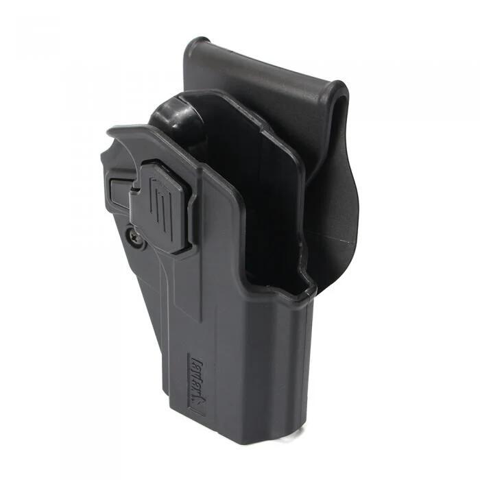 LayLax CQCホルスター右用 デザートイーグル用 ブラック | ホルスター 銃 サバゲ ライフル サバゲーグッズ サバイバルゲーム 電動ガン サバゲー用品 トイガン エアガン エアーガン 電動エアガン 41px 銃弾 サバイバル ピストル 拳銃 デザートイーグル モデルガン ミリタリー