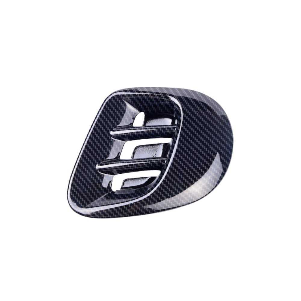 車 外装 For Smart Fortwo 2015-18 Rear Air Outlet Decorative Frame ABS Sticker 3D Air Outlet|四つ葉ショップ