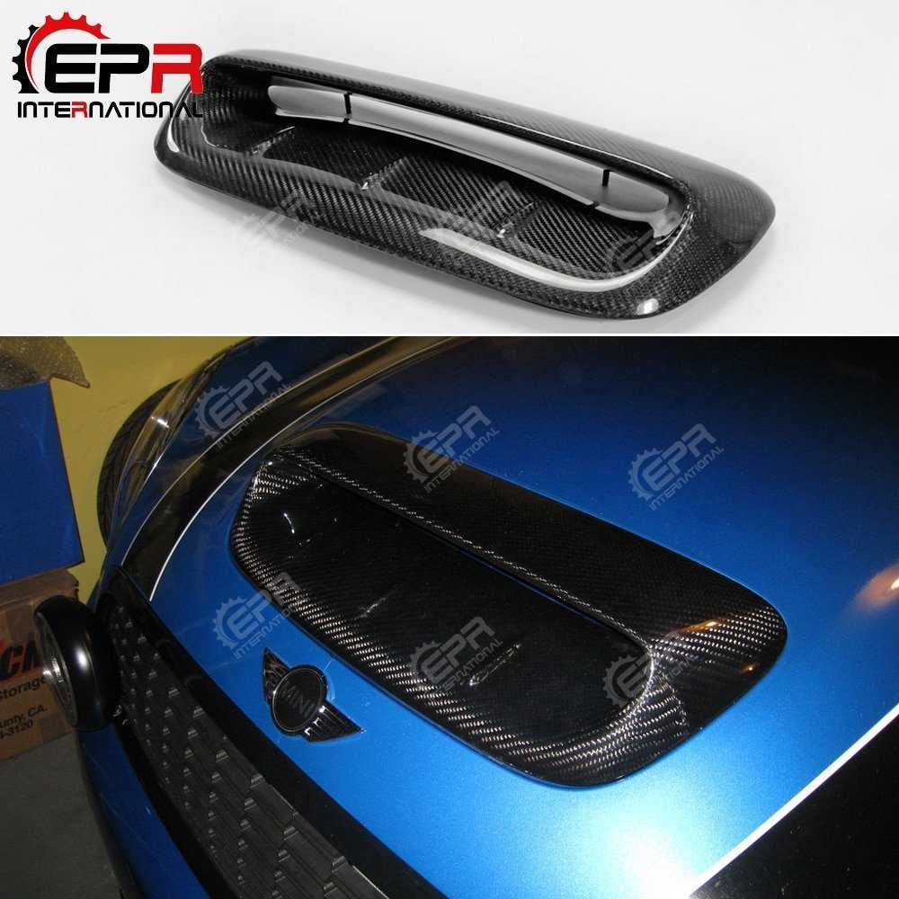 【楽天市場】車 外装 For Mini Cooper S R56 Tuning Carbon Fiber Hood Scoop Air ...