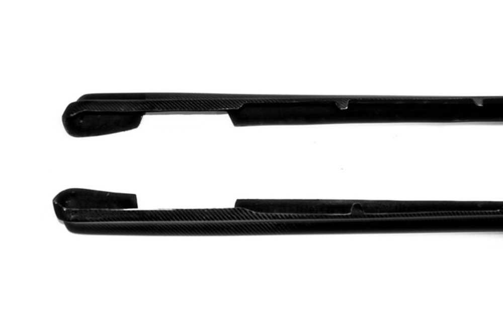 For　Nissan　Skyline　R34　Fiber　Skirt　GTR　Extension　Carbon　Finish　Side　Style　Nismo　Glossy　Doo