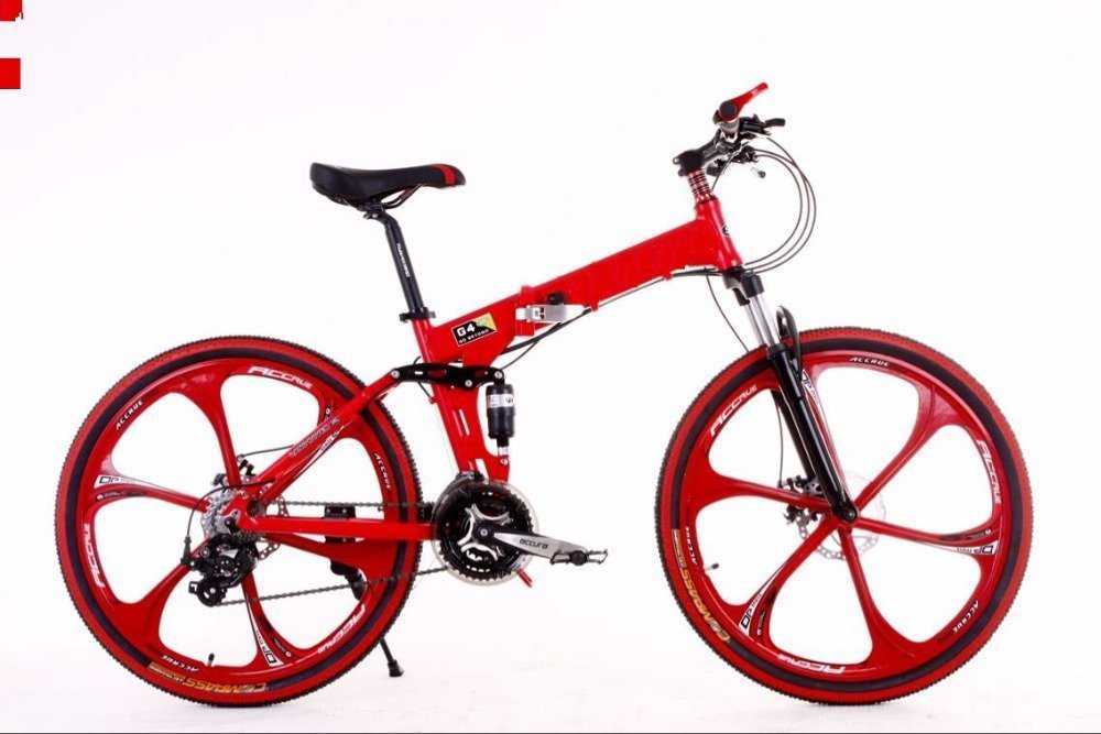 高性能 お山 自動二輪車 24 3x8 speed double damping double disc brake folding bike 26 i