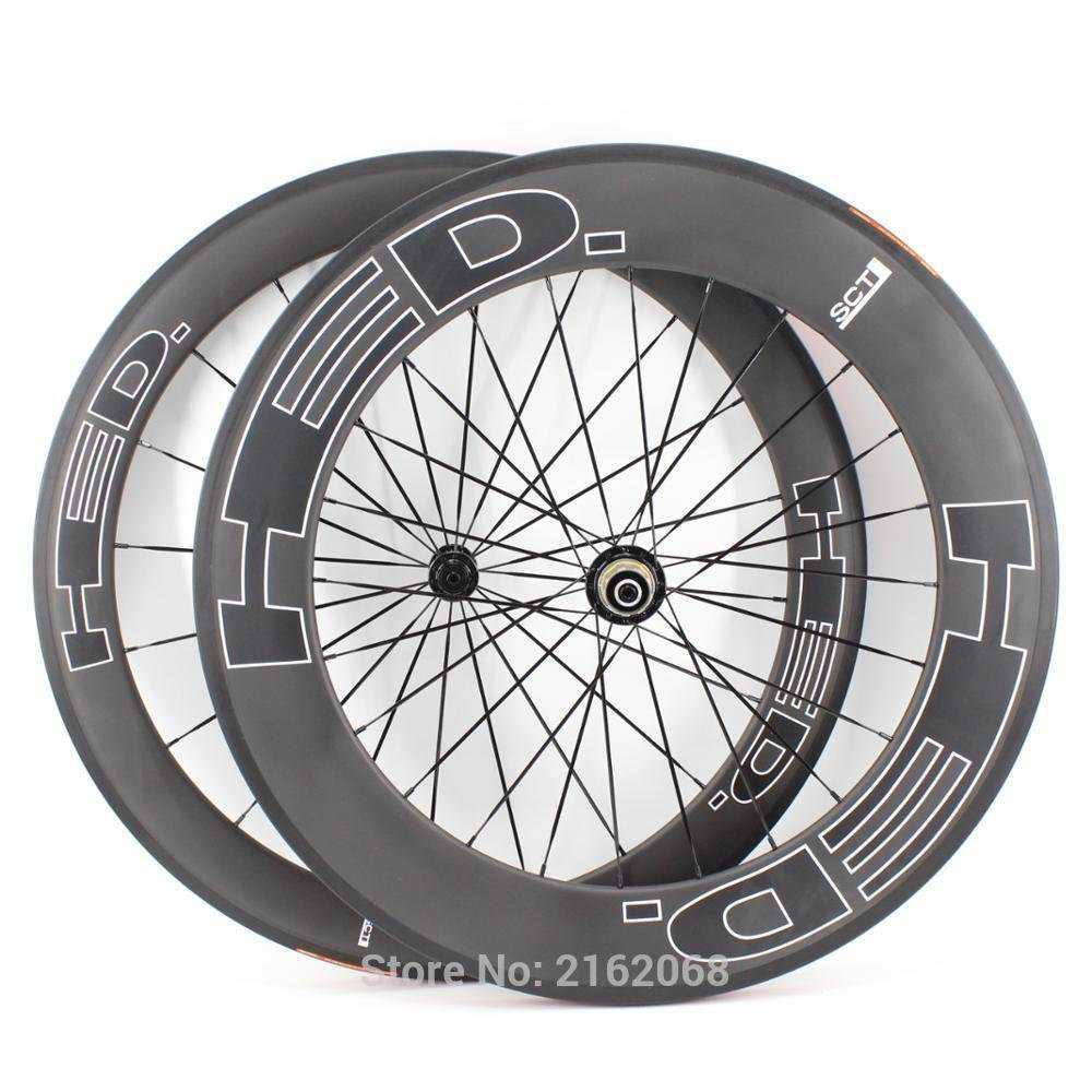 New 700C front 60粍+rear 88粍 Road bike matte UD full carbon fibre bicycle wheelset carbon