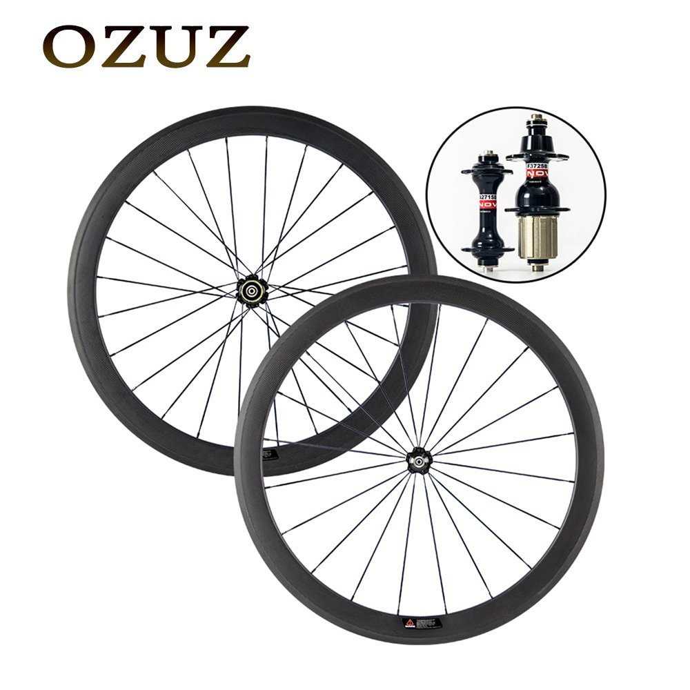 標準尺度 wheels 50粍 cliner tubular carbon road wheels 3k matte 700c bicycle wheelset No