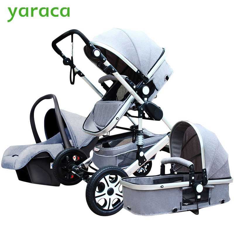 赤ちゃん Stroller 3 in 1 車 Seat High Landスコープ Folding 赤ちゃん 車riage Child From 0-3｜四つ葉ショップ