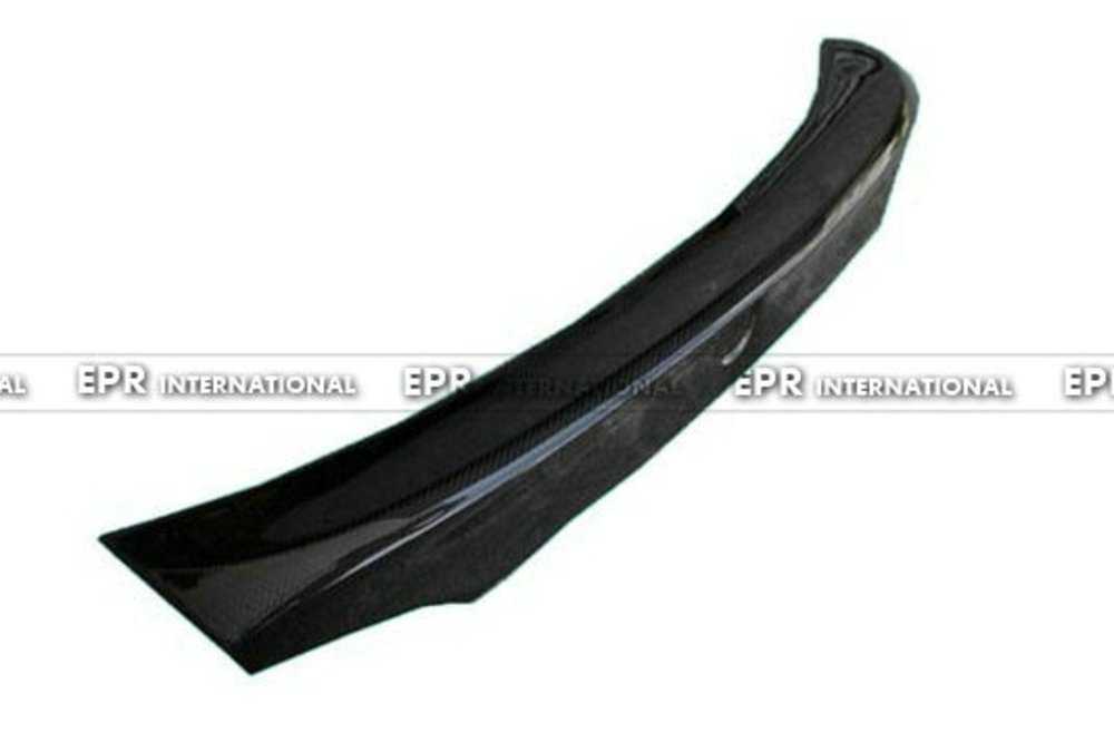 Carbon Fiber CSL Style Trunk Spoiler Glossy Fibre Finish Rear Wing Kit Racing Trim Fit For