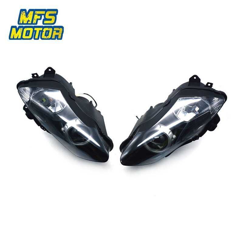 6-331 07 08 ヤマハ YZF-R1 YZFR1 オートバイフロントヘッドライトヘッドライトヘッドランプアセンブリ 2007 その他-スポーツ・アウトドア