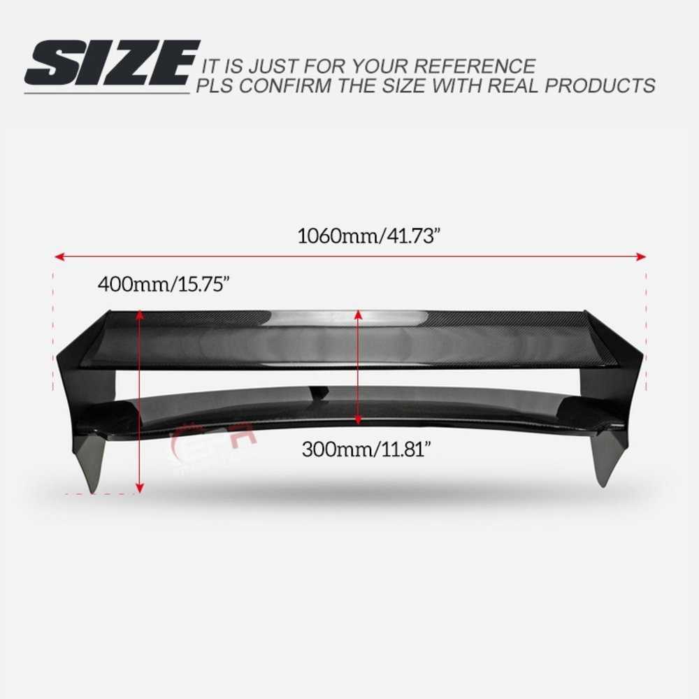 車 外装 Car-styling For Mini Cooper S R56 M7 Style Carbon Fiber Roof Spoiler (Aluminum End C｜四つ葉ショップ