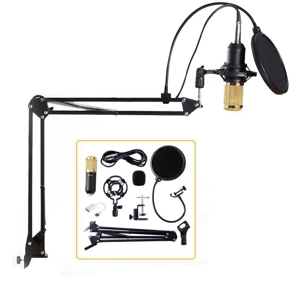 労働者階級 Condenser Audio 3.5粍 Wired BM800 Studio Microphone Vocal Recording KTV Karao