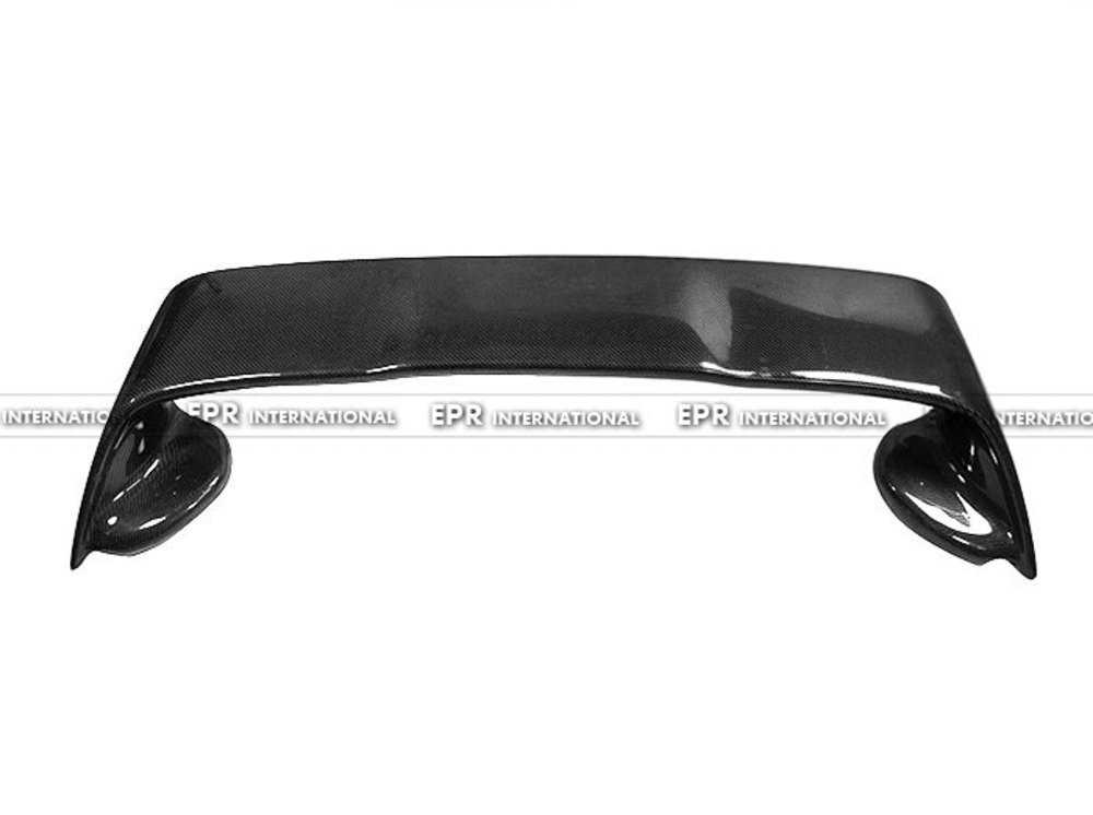 For Mitsubishi Evolution EVO 10 Carbon Fiber OEM Rear Spoiler Glossy Fibre Finish Trunk Wi