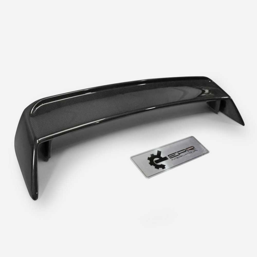 車 飾りつけ Carbon Fiber OEM Rear Trunk Boot Wing Spoiler Glossy Fibre Body Kit Drift Rally Raci
