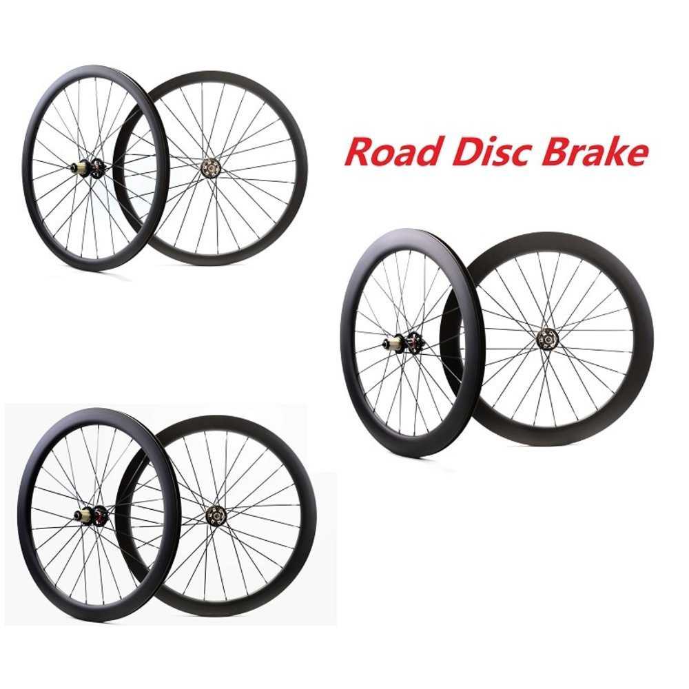 Outlet 700C Road Disc Brake wheelset.38粍/50粍/60粍 tubular/cliner cyclocross bike carbo