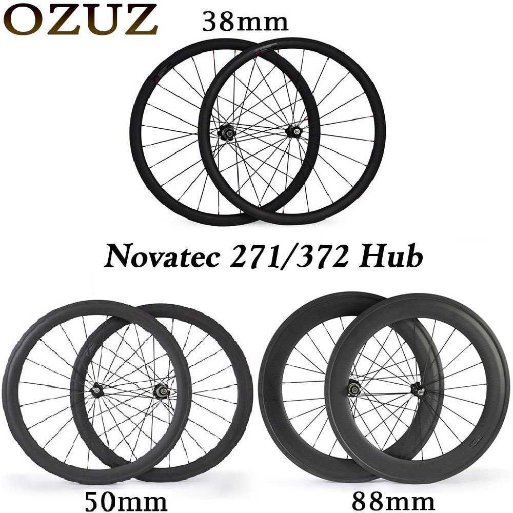 Novatec hub carbon wheelset 38 50 88 粍 road bike 700c wheelset cliner tubular 3k glossy
