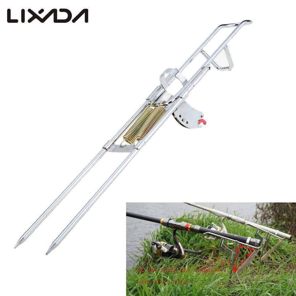 453g Automatic Fishing Pole Bracket Double Spring Angle Pole Fishing Rod Bracket Standard