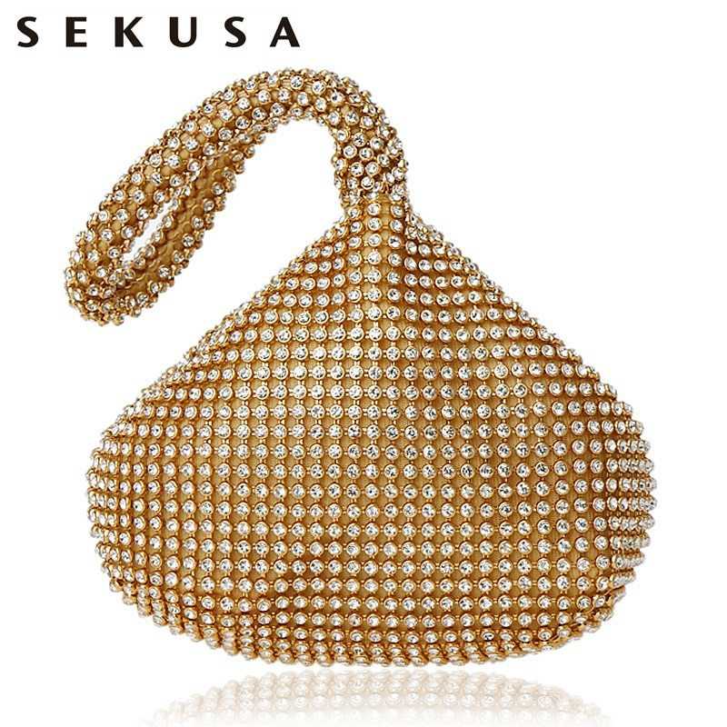 SEKUSA Soft Beaded 女性 イブニング バッグ カバー Open Style Lady ウェディング Bridalmaid ハンドバッグ Pu｜四つ葉ショップ 7,911円