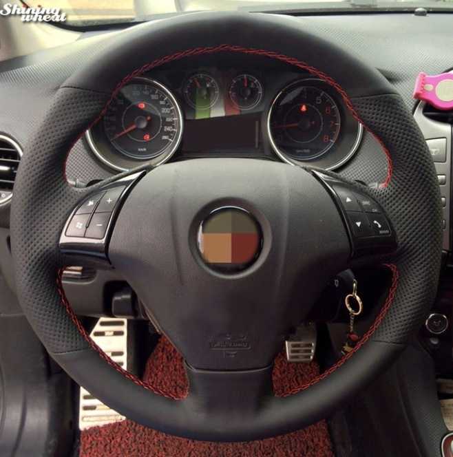Fiat ステアリングホイールカバー Fiat Bravo 2007-2011 スポーツ・アウトドア-自転車・サイクリング
