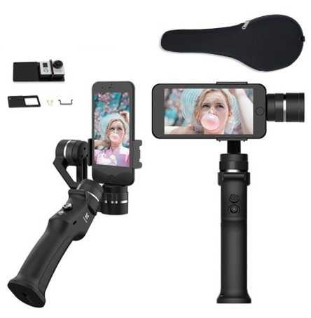 3軸 ハンドヘルド ジンバル 安定器 スマホ GoPro Sjcam