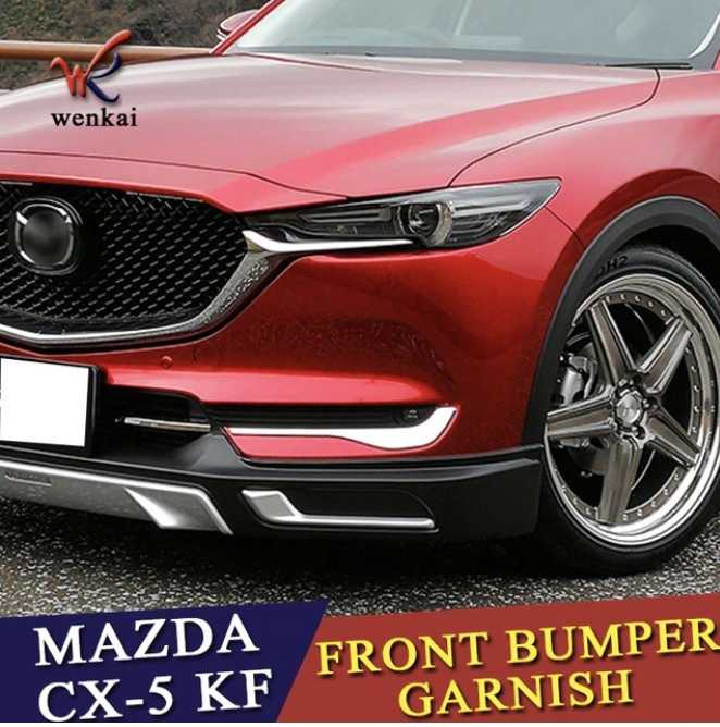 フロントフォグライト ランプ下プロテクター Mazda CX-5 CX5 2017 2018 爆安