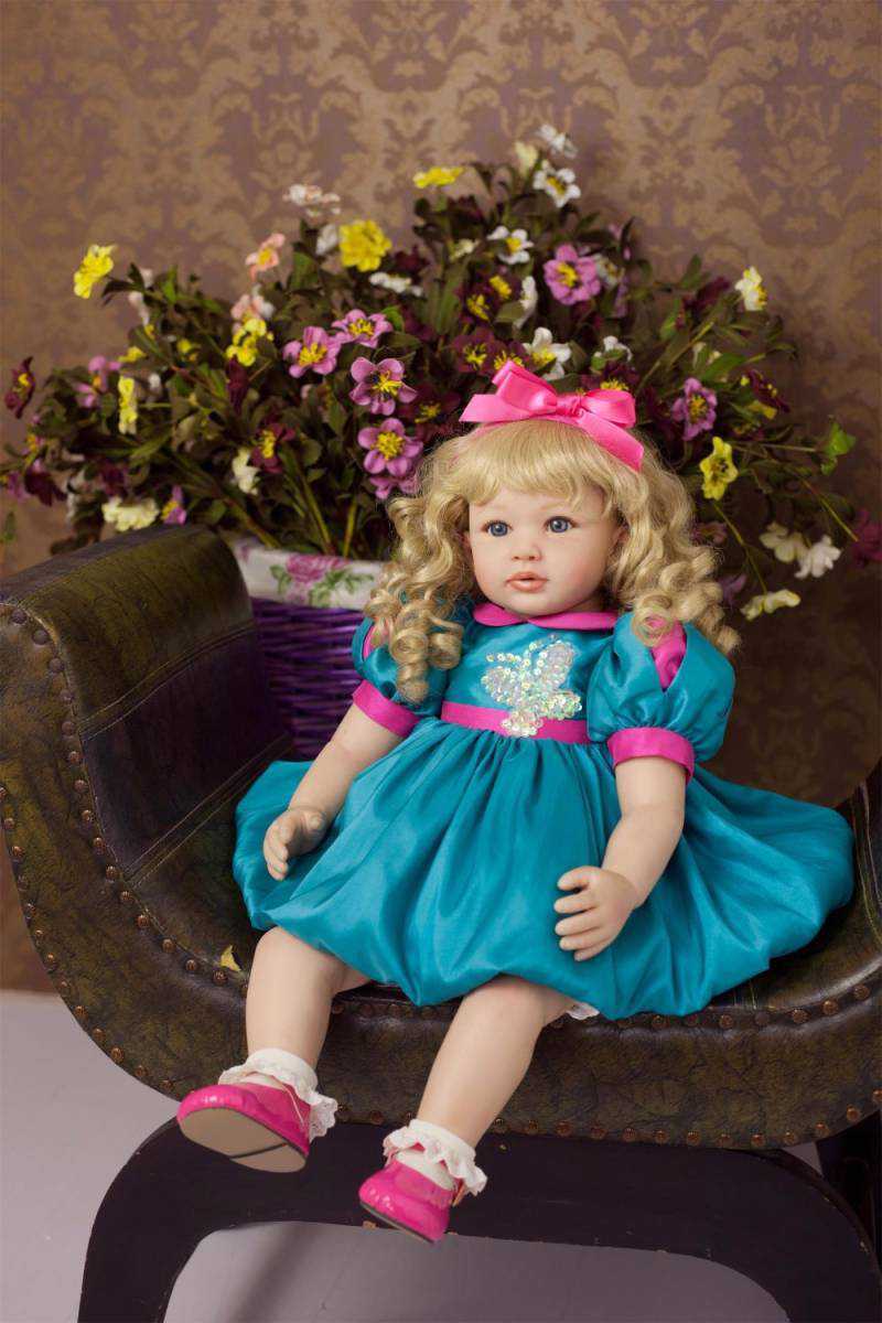 熱い販売55センチシリコーンビニール生まれ変わった赤ちゃん人形リアルな幼児赤ちゃん人形の女の子最高の誕生日プレゼント人形おもちゃ｜四つ葉ショップ