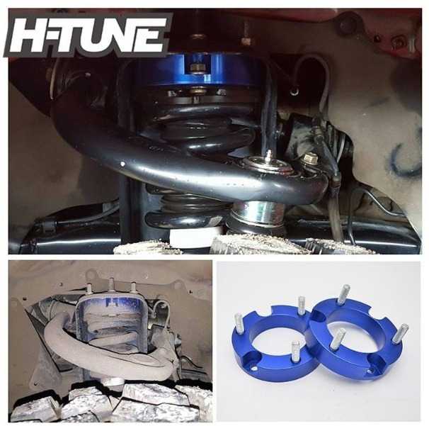 新型ー revo ハイラックス GUN125 アルミ リフトアップキット アッパー 25ミリ延長ボールジョイント セット|四つ葉ショップ
