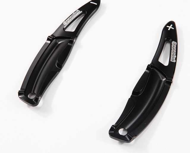 ステアリング ホイール シフトパドル エクステンション アルミ ポルシェ パナメーラ マカン カイエン718 911 ボクスター Black short｜四つ葉ショップ