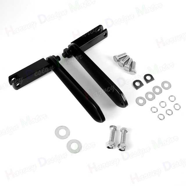ブラックハイウェイフットレスト足マウントキット HARLEY DYNA FXD FXDL FXDB FXDC 1991-2016|四つ葉ショップ