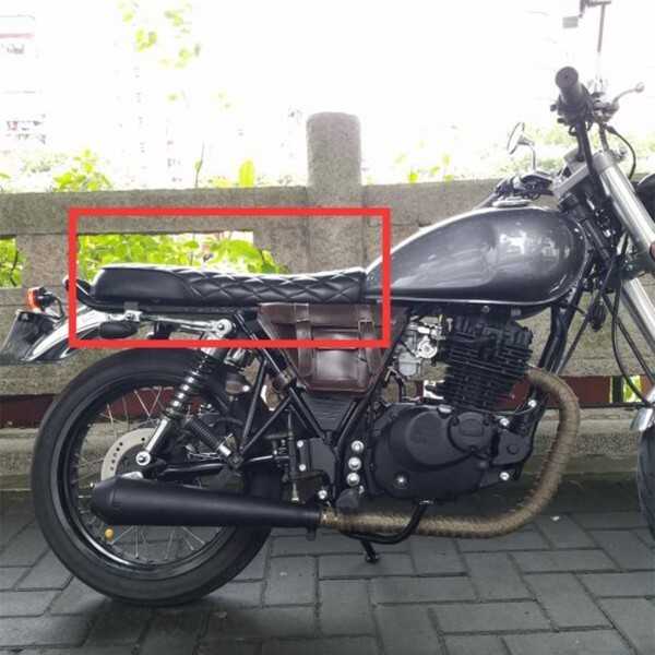 自動二輪車 あだっぽい女 ビンテージ サドル ユニバーサル居敷き スズキGS ヤマハXJ ホンダ MASH125 MASH20 MUTT125 黒いこと 自転車用パーツ-スポーツ・アウトドア-その他