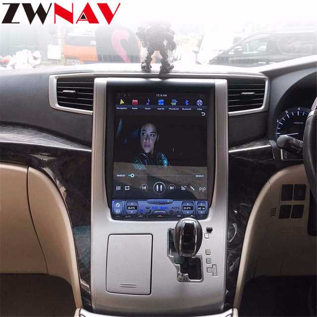 テスラスタイルAndroid 7.1車マルチメディアプレーヤーユニットトヨタアルファード2007-2013 GPSナビ オーディオ|四つ葉ショップ
