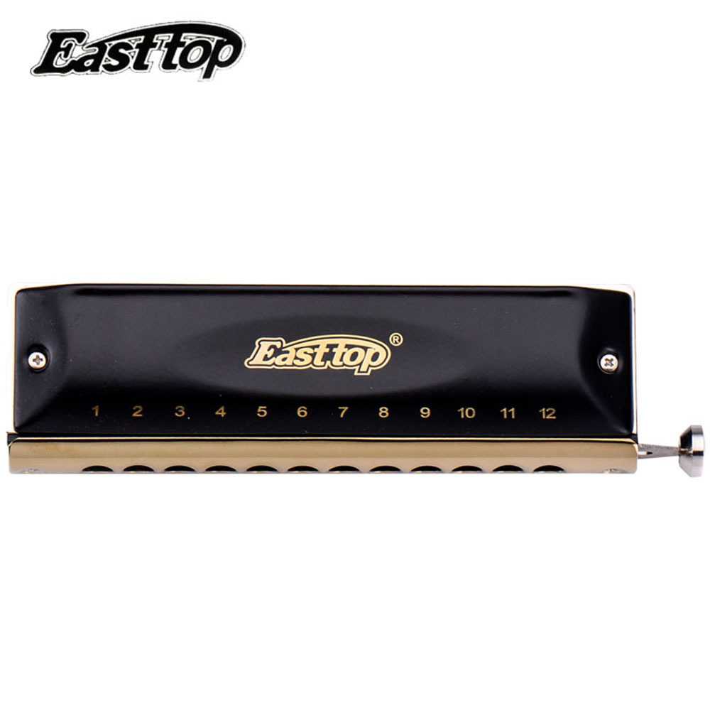 直営限定アウトレット Easttop ハーモニカ 12穴 48トーン ブルースハープ Instrumentos キーC T1248 fucoa.cl