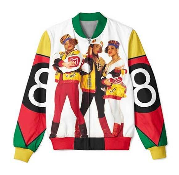 3 スタイルリアルアメリカンサイズ Salt-n-Pepa-8-ball 3D 昇華プリントジッパーアップジャケット