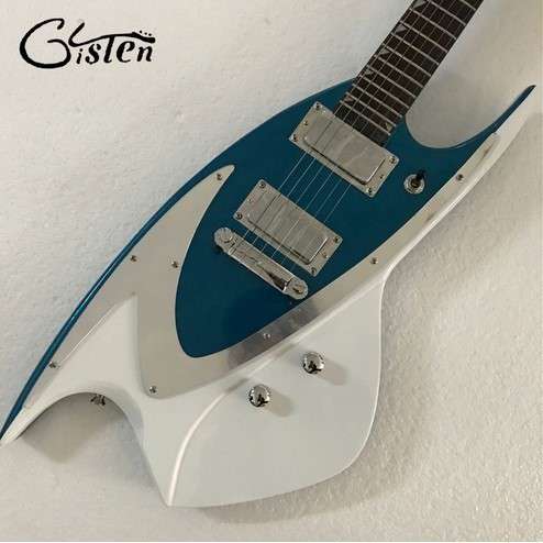 楽天市場】ドラゴンインレイ 龍エレキギター レッドサンバースト