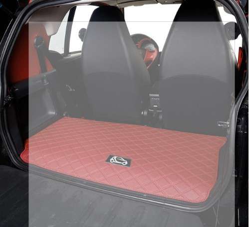 ベンツ Mercedes-Benz Smart fortwo 2010~2017 Smart forfour トランク マット 4ドア 2ドア 赤 レッド A|四つ葉ショップ