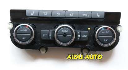 ヒーターコントロールスイッチ VW Passat B7 CC Tiguan Golf 6 フォルクスワーゲン エアコン A/C シートヒーター 新品