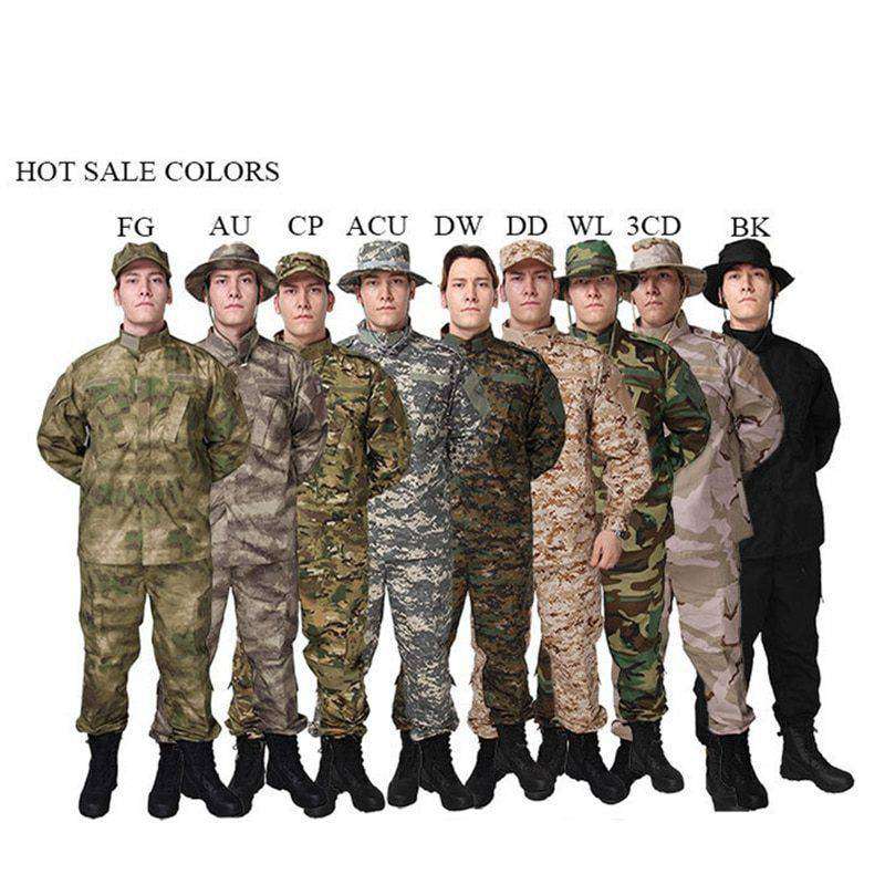 フィールドシャツリップストップ素材 戦闘服シャツ&パンツ サバゲー上下セット サバイバルゲーム atacs a-tacs fg