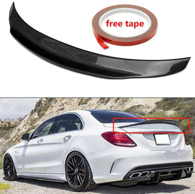 メルセデスベンツーW205 C63 AMG PSM 2015-2017　リアウイングドレスアップカスタム