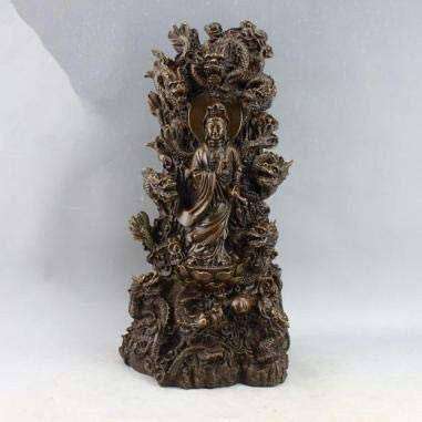 楽天市場】仏像 銅製水月観音像 : 中国貿易CTCオンラインShop