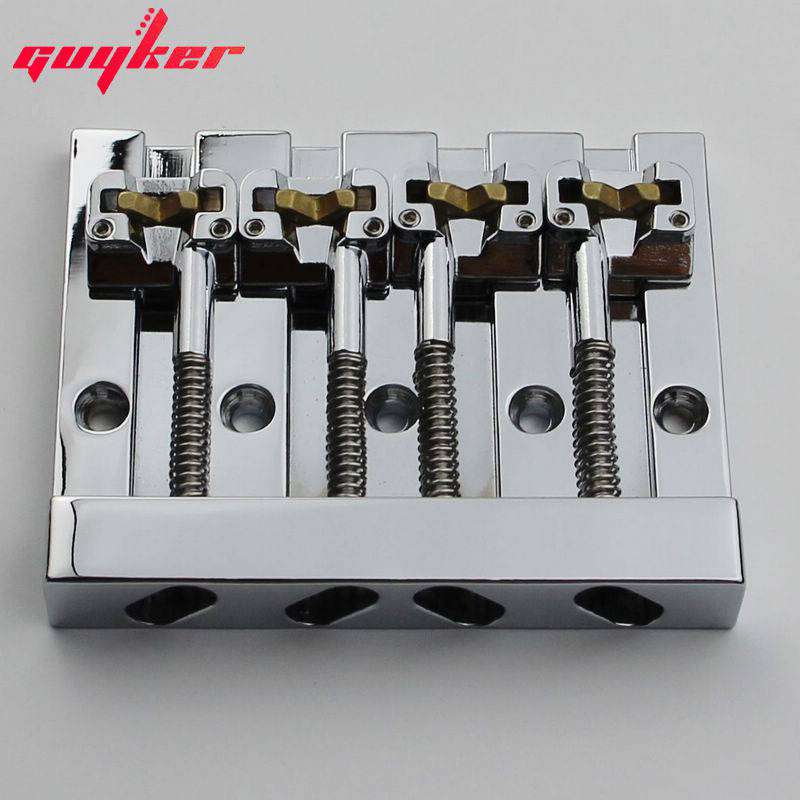 Fender パーツ Fender(R) HiMass(TM) 4-String Bass Bridge Assembly With Zinc Saddles, Chrome Fender® HiMass™ 4-String Bass Bridge Assembly With Brass Saddles