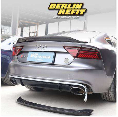 アウディ A7 S7 RS7 カーボン トランクスポイラー リアスポイラー Kスタイル stance