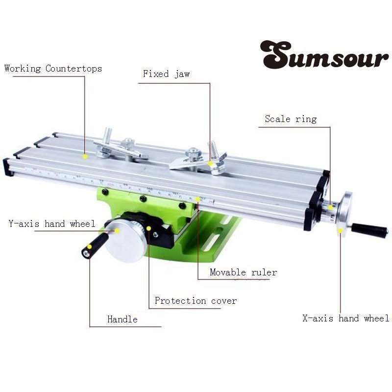 ミニature 精度 ミニ Multifunction Table Bench Vise Bench Drill Milling マシン Cross