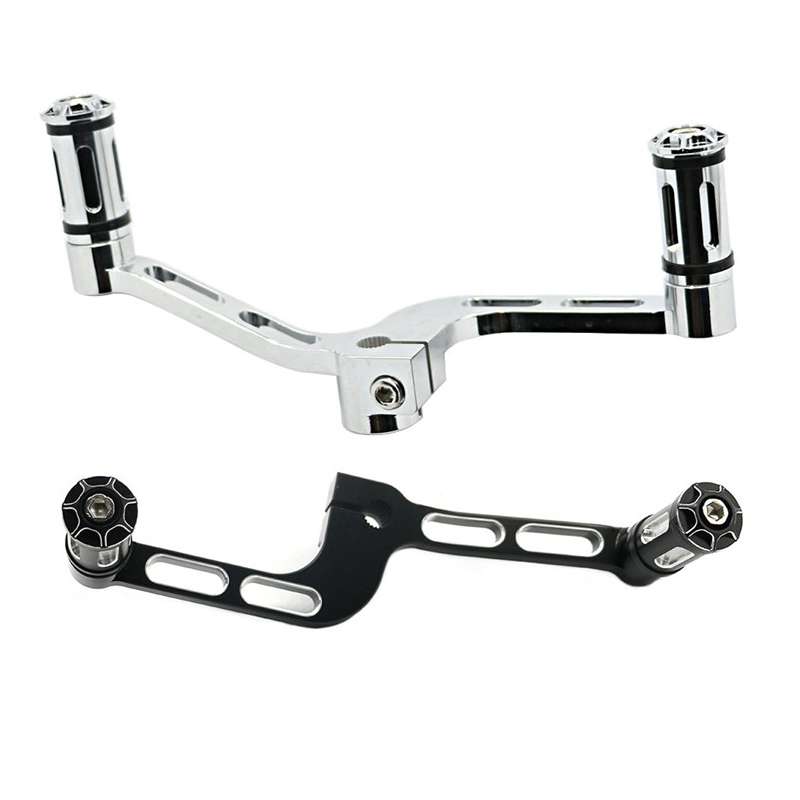 ハーレー スーパーローXL1200 ロードスターXL883 XL50 50周年記念カスタム用 CNCモーターサイクル ヒールトゥシフトレバー|四つ葉ショップ
