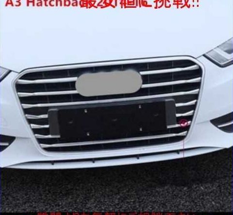 フロントグリル セダン11個セットステンレス装飾カバートリムストリップアウディ A3 8 12V セダンハッチバック